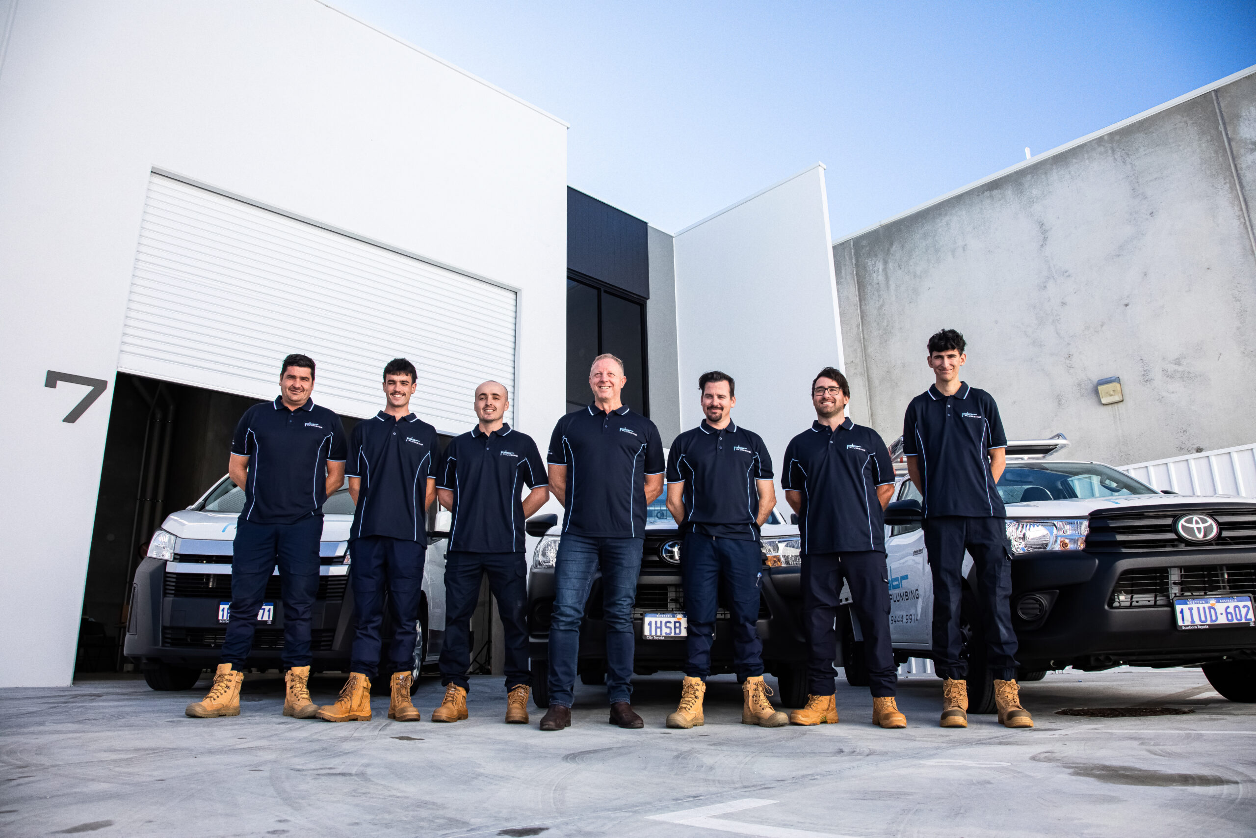 PBR plumbing team